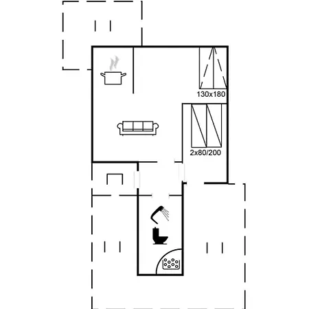度假居 Mortensen - 350m From The Sea By Interhome Lakolk